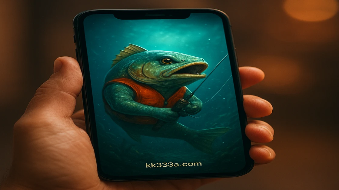 kk333–একটি ফোনে সাধারণ খেলার-স্টাইল ছবিটি প্রদর্শিত হচ্ছে