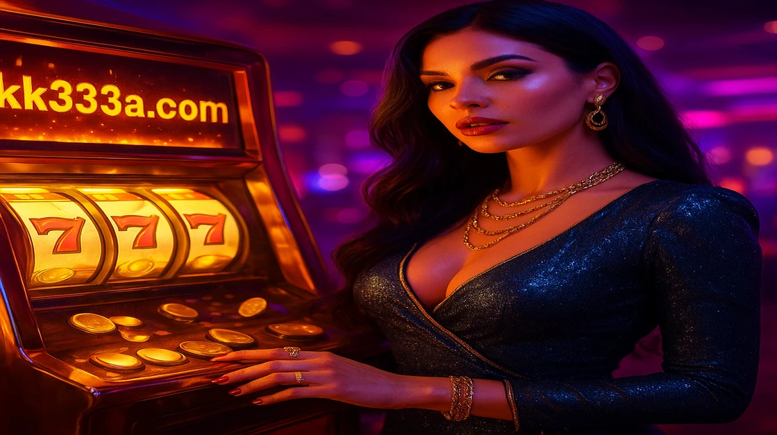 kk333 একটি আরকেড গেমের কাছে দাঁড়িয়ে থাকা এক খেলোয়াড়।